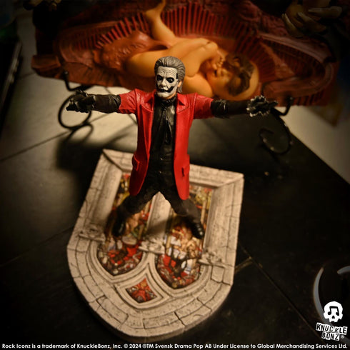 Knucklebonz Ghost Rock Iconz Papa Emeritus IV Statue